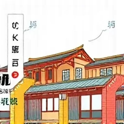漫画《山海拾遗册》方形封面，翻开的古册与远山剪影